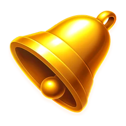 Bell symbol — 5 Mega Thunder Coins