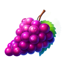 Grape symbol — 5 Mega Thunder Coins
