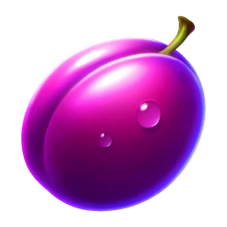 Plum symbol — 5 Mega Thunder Coins